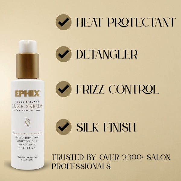 EPHIX Luxe Serum - Gloss and Guard, Heat Protectant